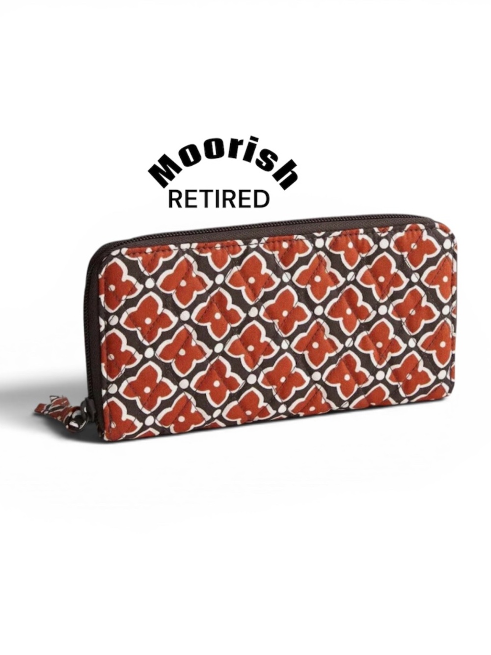 VERA BRADLEY CONTINENTAL WALLET MOORISH